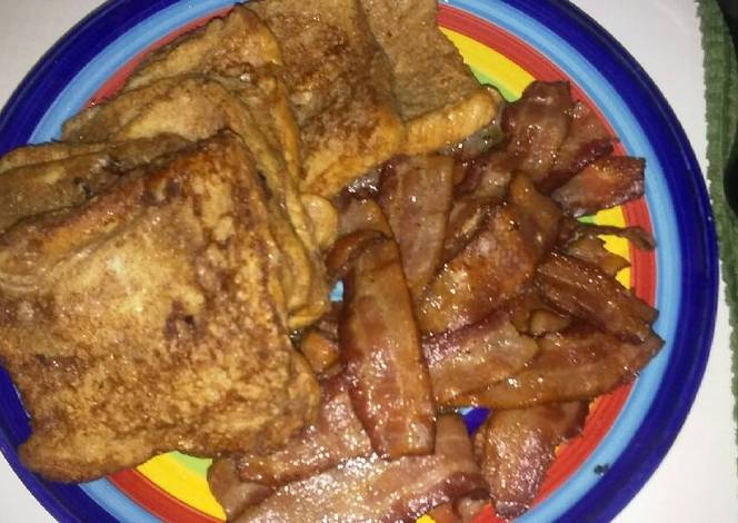 Resep French Toast & Applewood Bacon