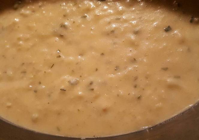 Resep Potato cauliflower and cheese soup