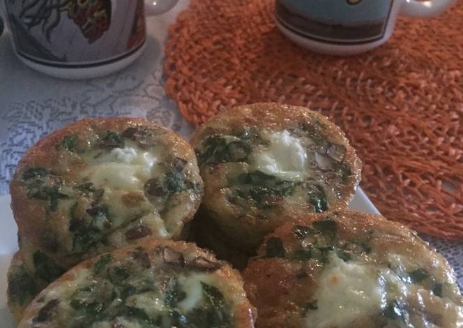 Resep Spinach & Mushroom Quiche