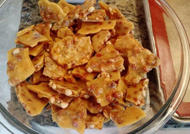 Resep Real Peanut Brittle