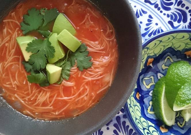 Resep Sopa de fideo