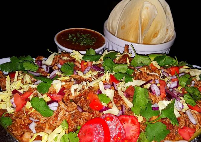 Resep Mike's Garlic Pork Machaca (Tender Pulled Mexican Pork Tacos) Resep Mike's Garlic Pork Machaca (Tender Pulled Mexican Pork Tacos)