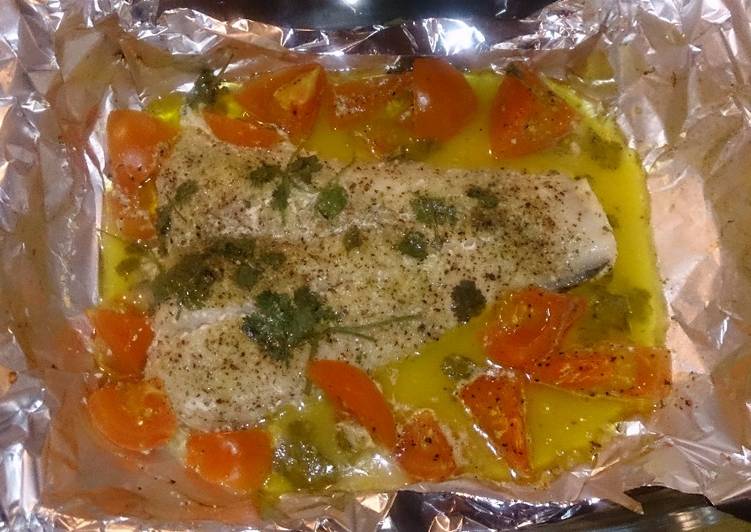 Baked Hake Recipe by Wine Snob V Cookpad