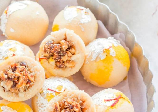 Resep Gulkand and Dry Fruit Ladoo