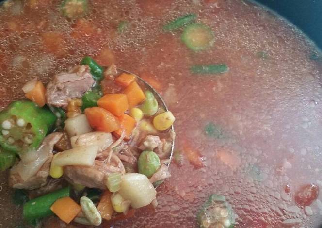 Resep Crock pot Vegetable beef soup