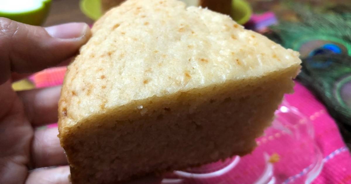Eggless Vanilla Curd Cake In Pressure Cooker Recipe By