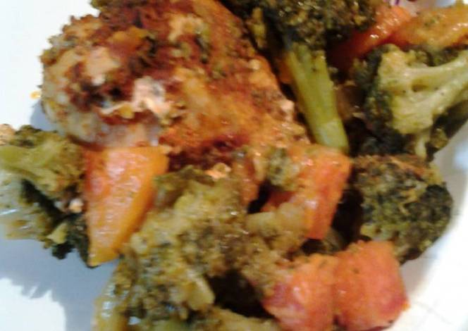 Resep Broccoli and chicken stove top