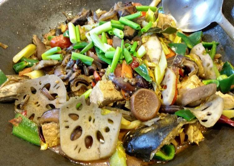 Szechuan fish and tofu stew