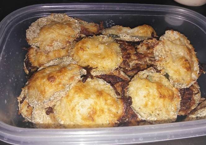 Resep Mozzarella Zucchini crisps Resep Mozzarella Zucchini crisps