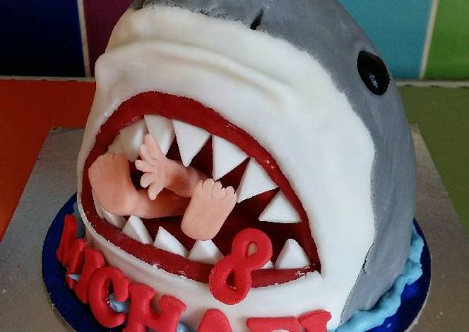 Resep Vickys Great White Shark Cake Resep Vickys Great White Shark Cake
