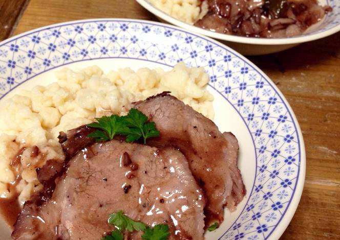 Resep Pork Sauerbraten (Swabian Style)