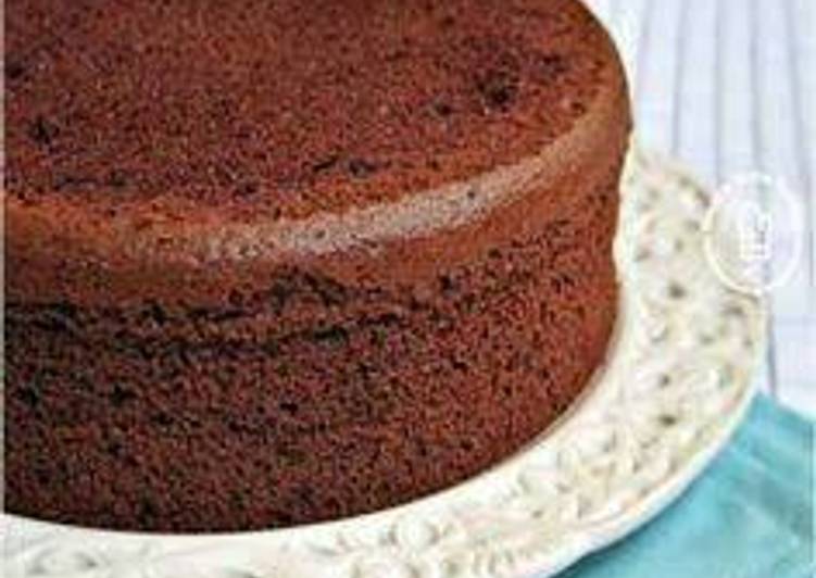 Eggless Chocolate Sponge Cake Recipe By Hafsa Zoya Cookpad India