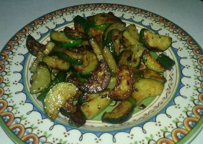 Resep Garlic Zucchini