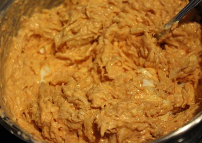 Resep Buffalo chicken dip