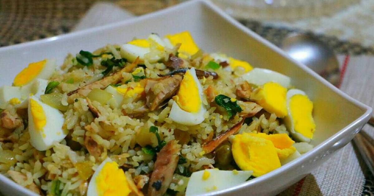 Stir Fried Rice with Smoked Mackerel Recipe by Ladychey Cookpad