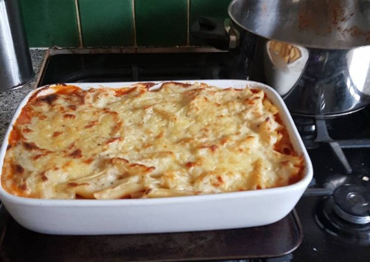 Pork Mince and Pasta Bake Recipe by jsherbert Cookpad