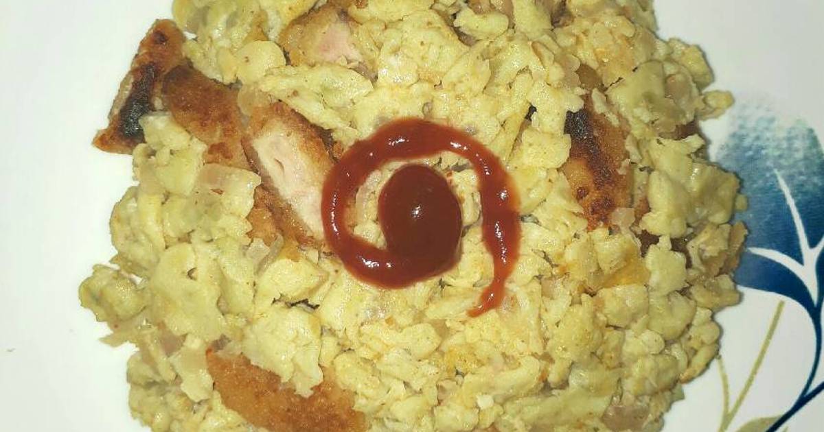 Chicken with scrambled eggs recipes 10 recipes Cookpad