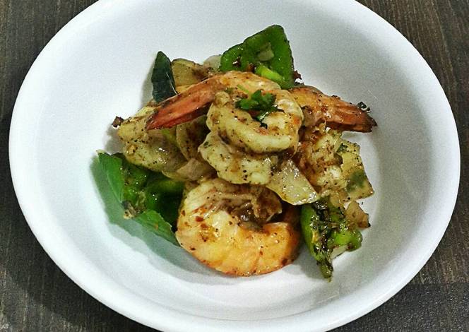 Resep Prawn Pepper Garlic Resep Prawn Pepper Garlic