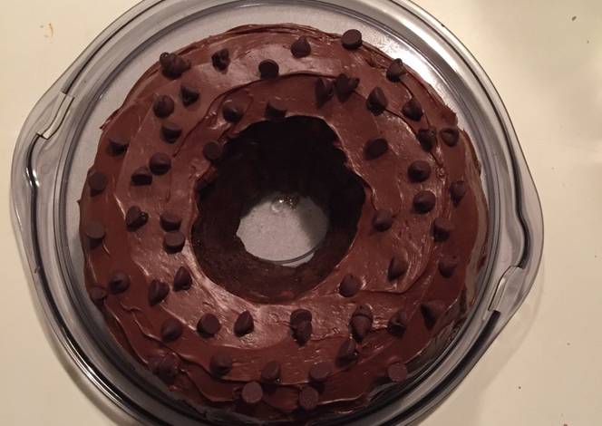 Resep Chocolate Chocolate Chip Cake