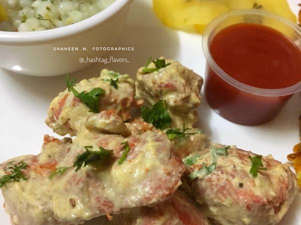 Delhi style Malai Tikka Chicken