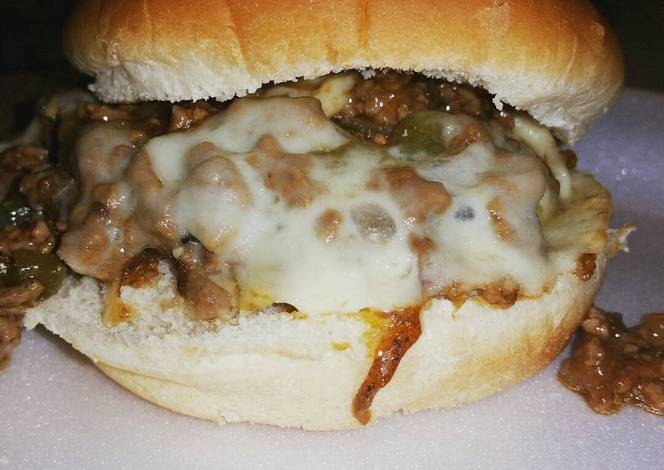 Resep Philly Cheesesteak Sloppy Joes