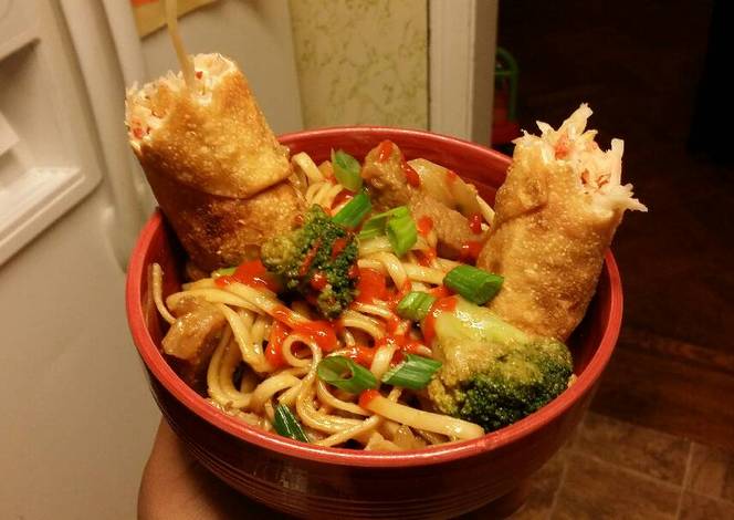 Resep Teriyaki Pork Lo Mein