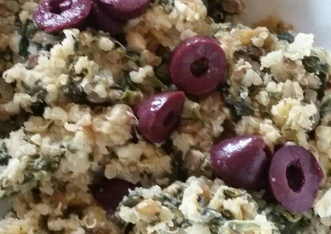 Resep Greek Lentil-Quinoa Casserole