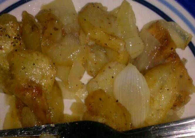 Resep Potato and Onions