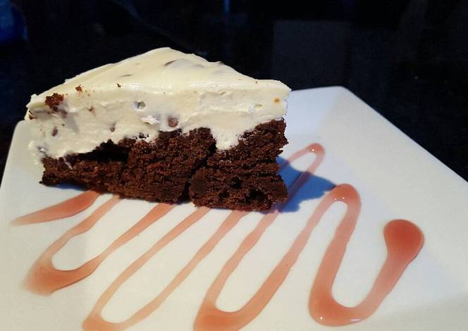 Resep Brownie cheesecake