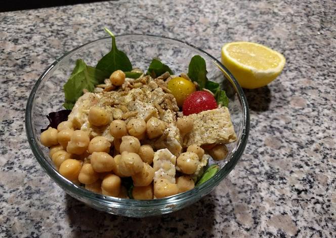 Resep Lemon tempeh salad Resep Lemon tempeh salad
