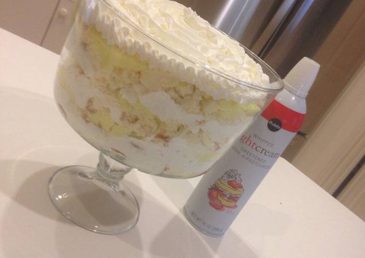 Fast cooking Trifle Banana Pudding