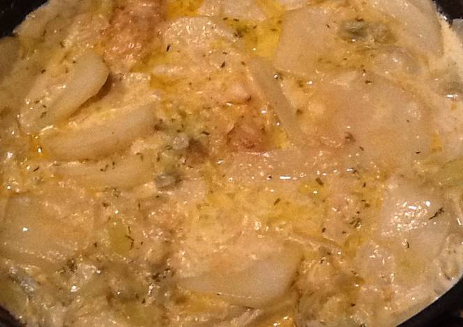Resep Bacalhau in Artichoke Cream Sauce Resep Bacalhau in Artichoke Cream Sauce