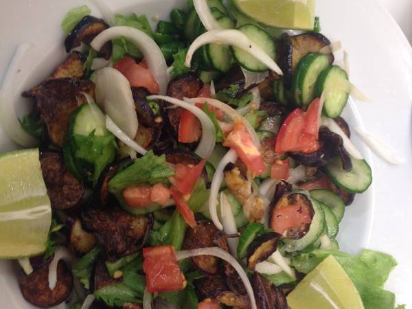 Srilankan eggplant salad