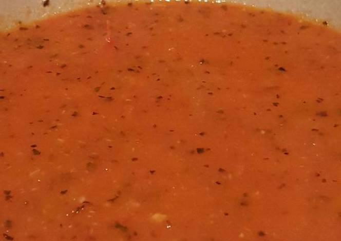 Resep Garlic Tomato Basil Soup