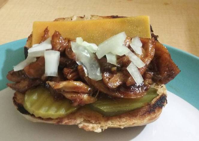 Resep Pulled Chicken BBQ Sliders