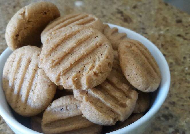 Resep Easiest Peanut Butter Cookies