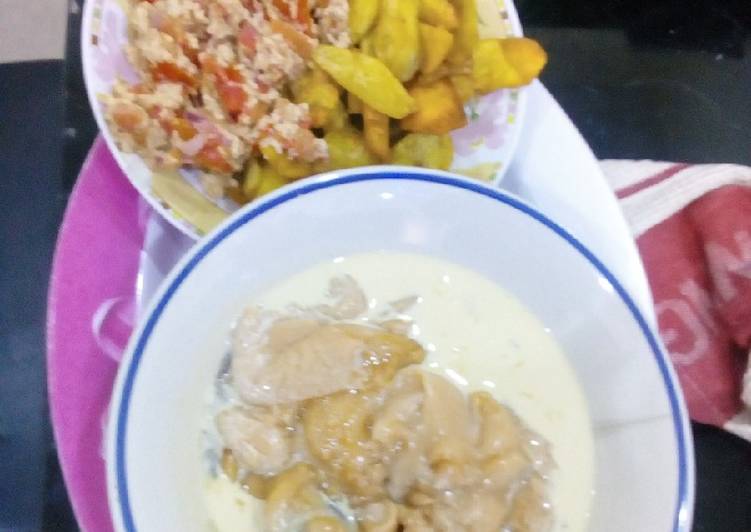 Fried sweet potato with pap and milk Recipe by Esther's Menu ABM79 ...