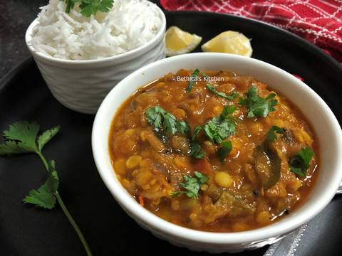 Spring Onion Dal recipe step 6 photo