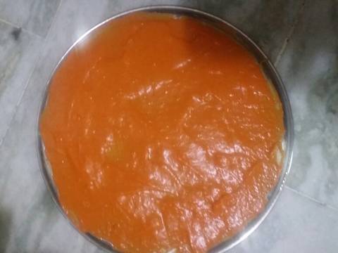 Cheesy Beetroot khandvi roll recipe step 12 photo