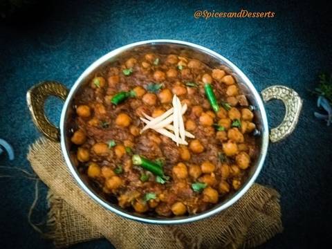 Pindi Chole/Pindi Chana Masala recipe step 17 photo