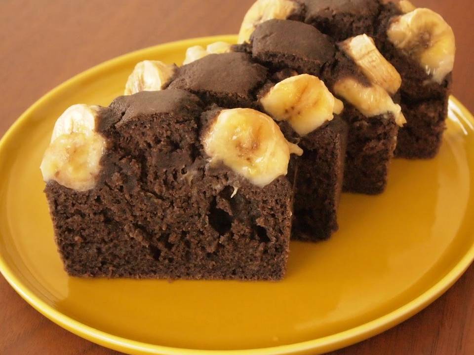 Super Easy! Chewy Rice Flour Banana Cake Recipe by cookpad.japan Cookpad