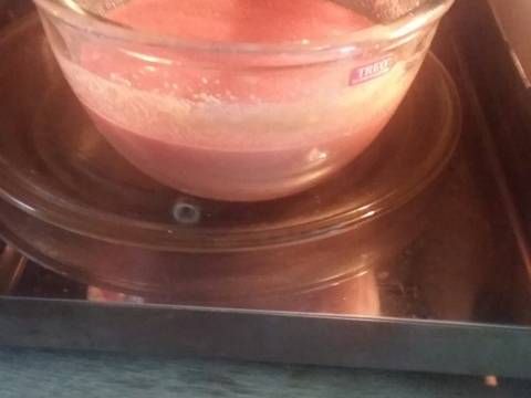 Cheesy Beetroot khandvi roll recipe step 4 photo