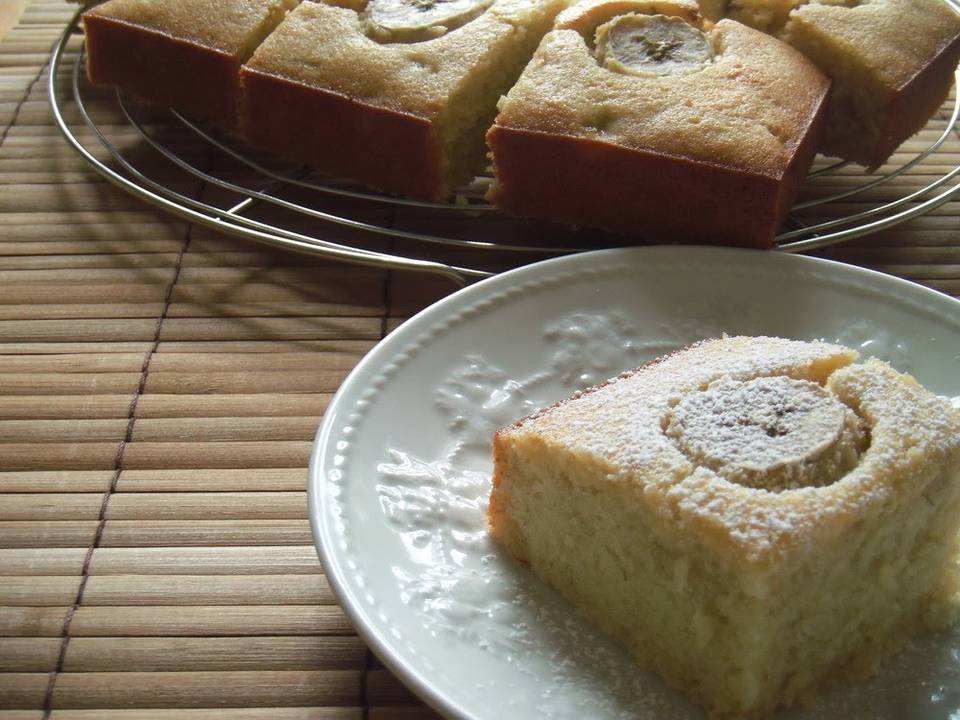 Super Easy! Chewy Rice Flour Banana Cake Recipe by cookpad.japan Cookpad