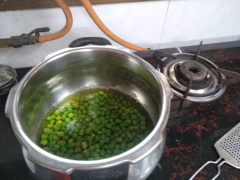 Green Chana Chaat recipe step 1 photo
