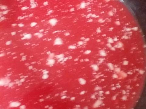 Cheesy Beetroot khandvi roll recipe step 2 photo