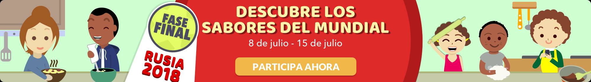 ⚽️⚽️Descubre los sabores del Mundial⚽️⚽️🎉Fase Final🎉