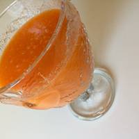 Smoothie de zanahoria, naranja, manzana y limón