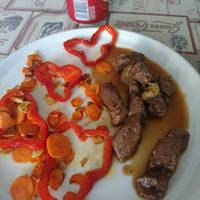 Solomillo con cerveza