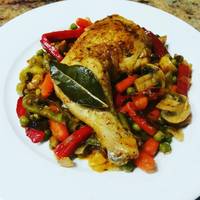 Pollo a la Jardinera