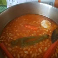Alubias Blancas con Chorizo